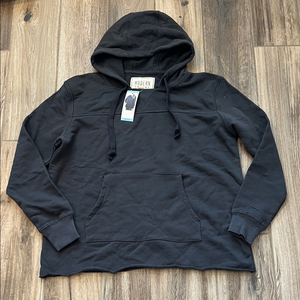 Gray Women’s Modern Canvas Hoodie
